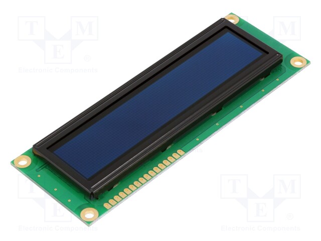 Display: OLED; graphical; 3.7"; 100x16; Dim: 122x44x10mm; yellow