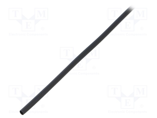 Heat shrink sleeve; flexible; 2: 1; 2.4mm; L: 10m; black