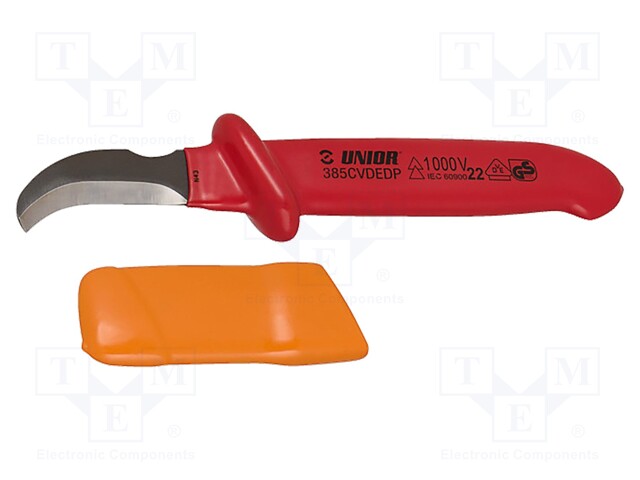 Knife; for electricians,insulated; 225mm