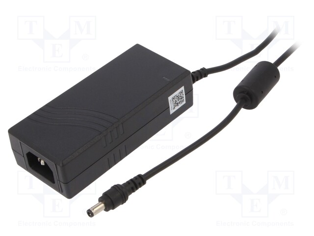 Power supply: switched-mode; 12VDC; 5.41A; Out: 5,5/2,5; 65W; 89%