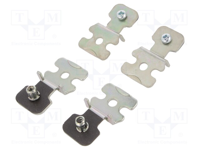 Set of clips; steel; Plating: zinc; Pcs: 4