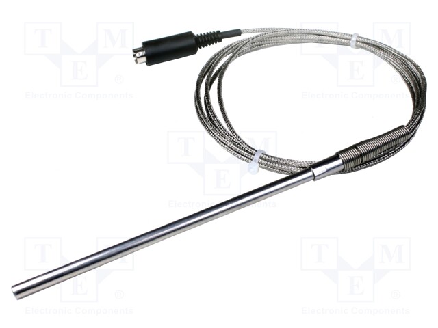 PT100-type temperature probe; -60÷500°C; Probe l: 150mm; Len: 2m