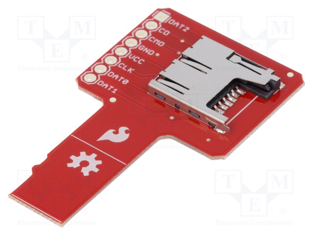 Module: adapter; pin strips,microSD; SD micro,cluster