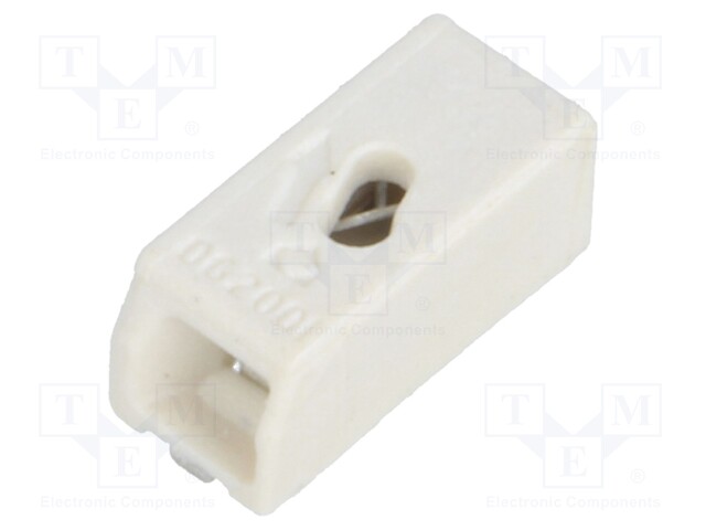 Connector: plug-in; DG2001; 3mm; ways: 1; 26AWG÷22AWG; 140÷340um2