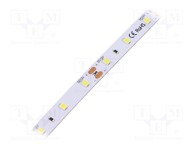 LED tape; white cold; 2835; 12V; LED/m: 60; 8mm; IP33; 6W/m