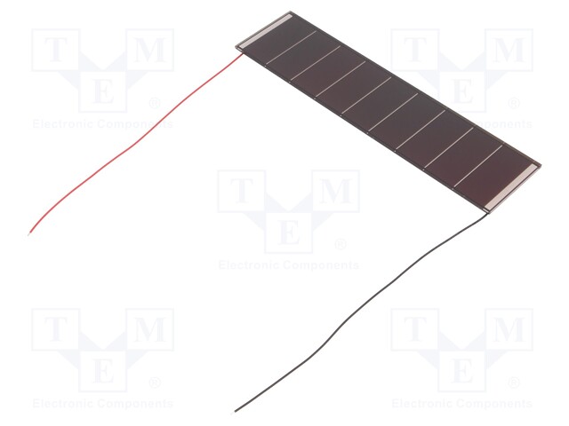 Photovoltaic cell; outdoor; 150x37.5x1.8mm; 25g; 304mW; 60.8mA