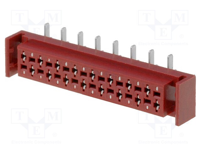 Socket; wire-board; female; PIN: 16; SMT; on PCBs; 30V; 1A; -40÷105°C