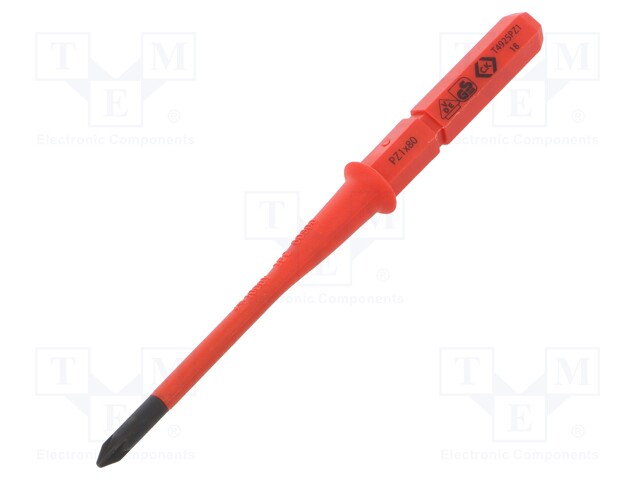 Screwdriver bit; Pozidriv®; PZ1; 1kVAC; Works with: T4925