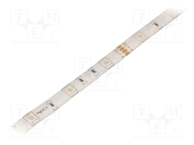 LED tape; RGB; LED/m: 30; SMD; 5060; 12V; W: 10mm; 120°; in gel; D: 2mm