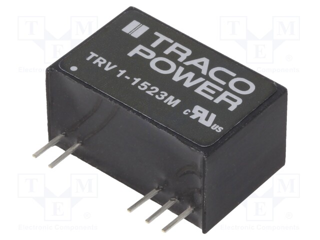 Converter: DC/DC; 1W; Uin: 12÷18V; Uout: 15VDC; Uout2: -15VDC; SIP9