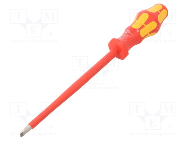 Screwdriver; insulated; slot; 8,0x1,2mm; Blade length: 175mm