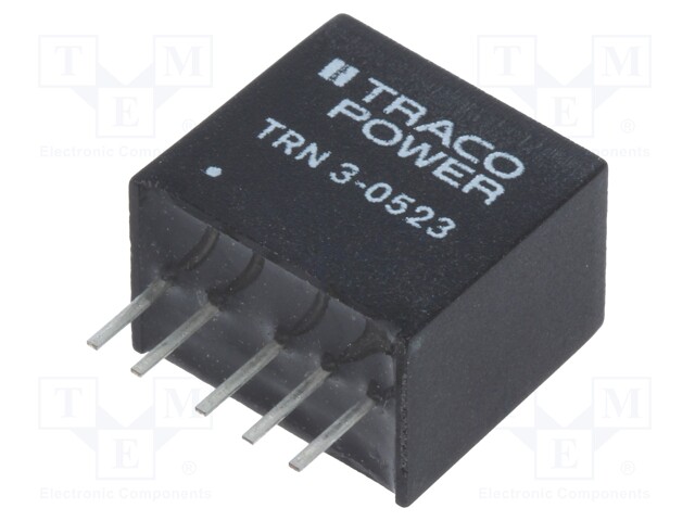 Converter: DC/DC; 3W; Uin: 4.5÷13.2V; Uout: 15VDC; Uout2: -15VDC