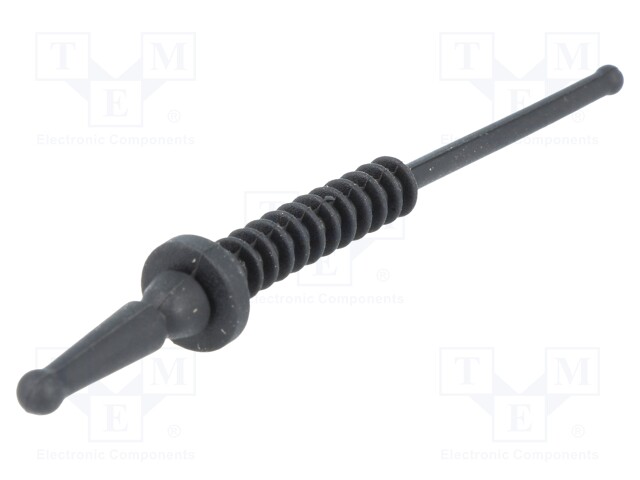 Fastener for fans and protections; Ømount.hole: 4.5mm; black