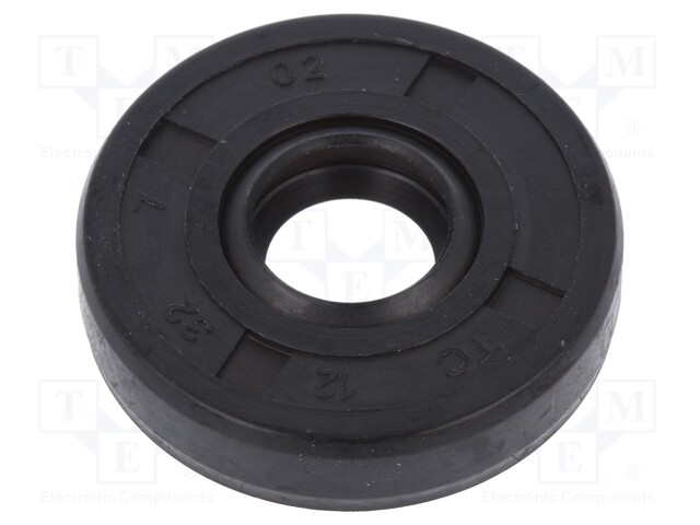 Oil seal; NBR; D: 7mm; -40÷100°C; Shore hardness: 70; Øhole: 32mm