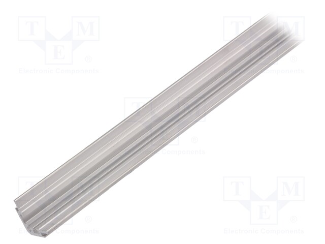 Profile; aluminium; L: 1000mm; X: 23mm; Z: 23mm