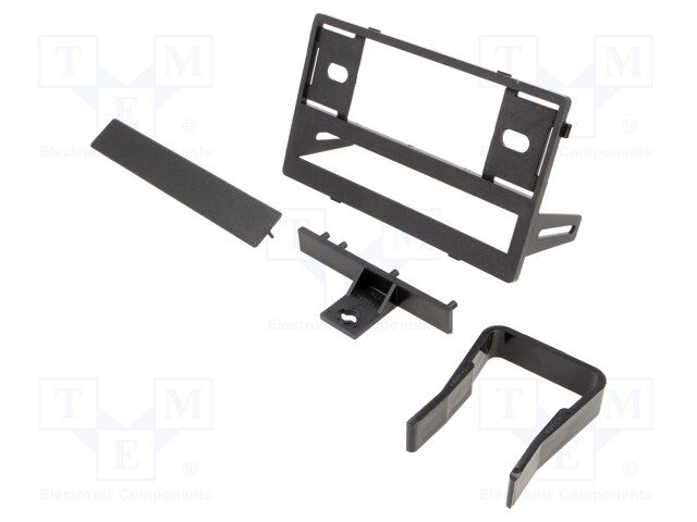 Radio mounting frame; Honda; 1 DIN; black