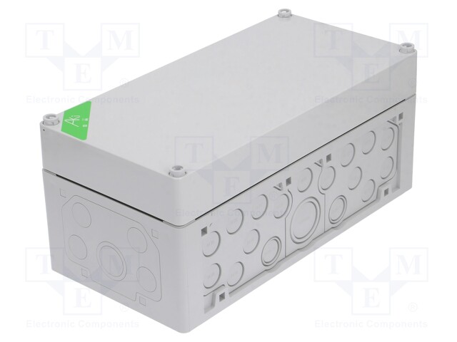 Enclosure: junction box; X: 150mm; Y: 300mm; Z: 132mm; polycarbonate