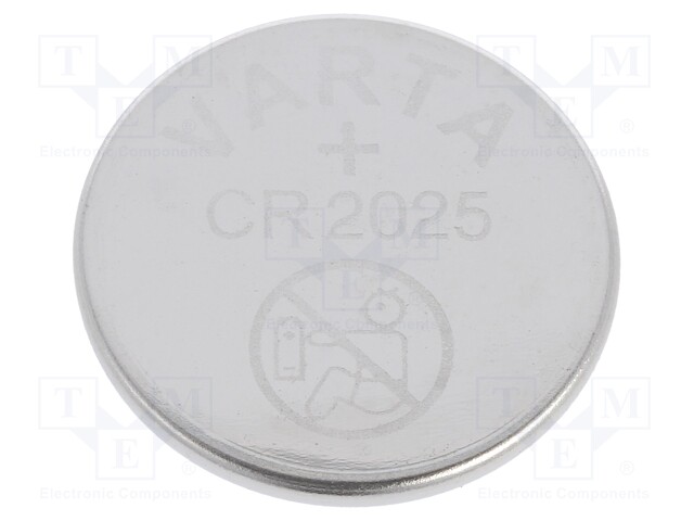 Battery: lithium; 3V; CR2025,coin; Ø20x2.5mm; 157mAh