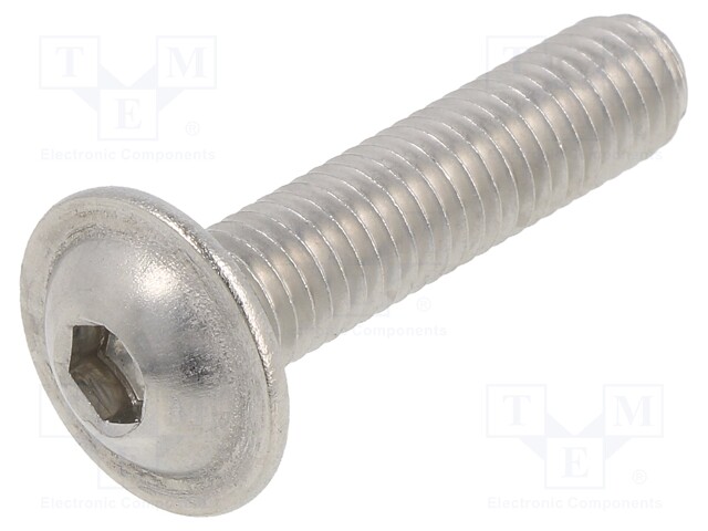 Screw; with flange; M8x35; Head: button; imbus; HEX 5mm