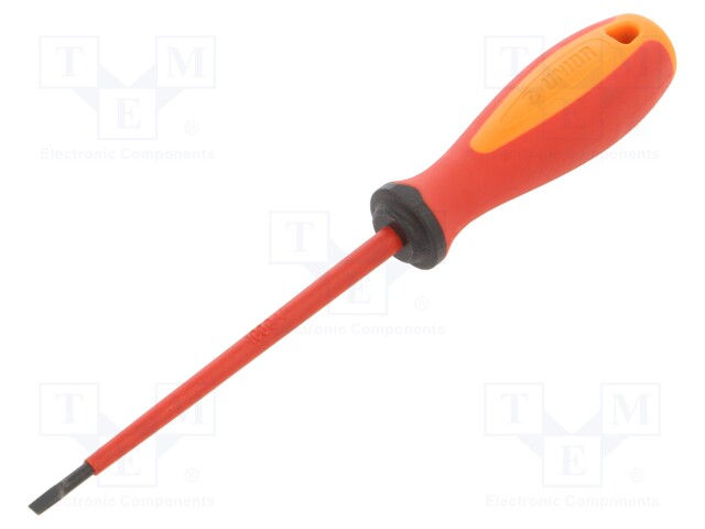 Screwdriver; insulated; slot; 3,5x0,6mm; Blade length: 100mm