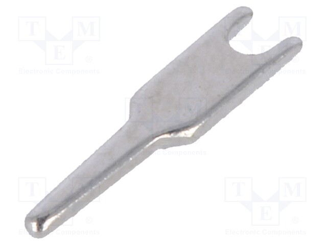 Solder lug; 1.6mm; 0.4mm; THT,soldering; tinned; bronze