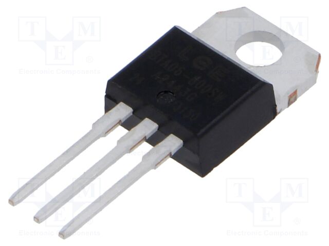 Triac; 600V; 6A; TO220AB; Igt: 10mA; Ufmax: 1.55V