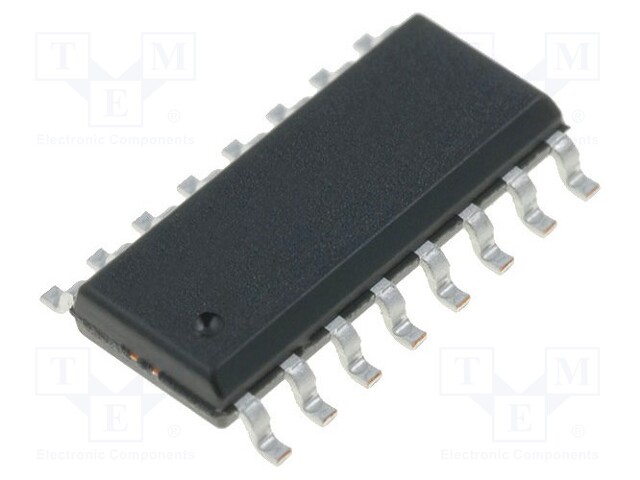 IC: digital; shift register,serial to serial/parallel; SMD; SO16