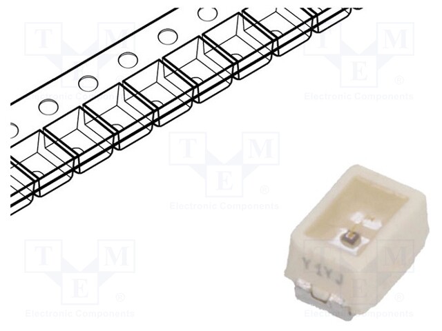 LED; SMD; Mini PLCC2,2014; yellow; 480÷950mlm; 140÷280mcd; 120°