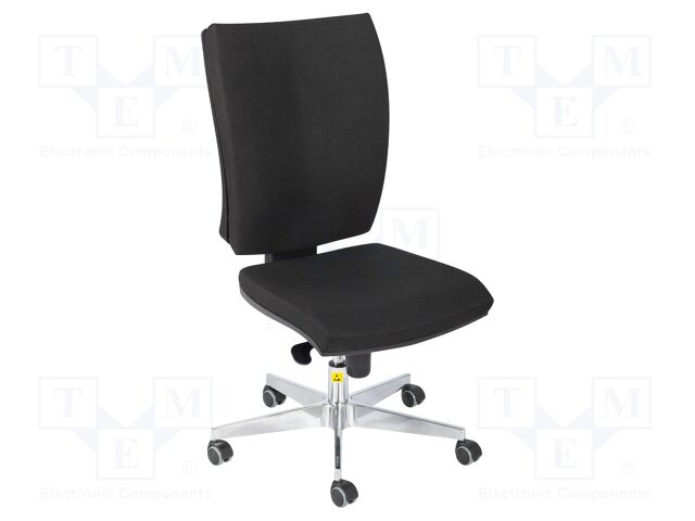 Chair; ESD; Seat dim: 460x430mm; Back dim: 560x460mm; 450÷510mm