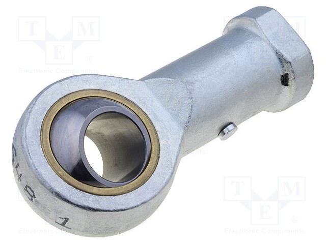 Ball joint; 20mm; Thread: M20; Mat: steel; Pitch: 1,5; Plating: zinc