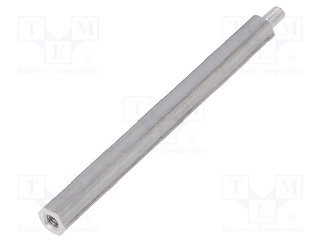 Screwed spacer sleeve; Int.thread: M3; 60mm; Ext.thread: M3