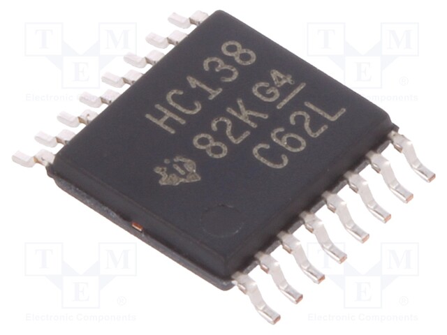 IC: digital; 3-to-8 lines,decoder,demultiplexer; IN: 3; SMD