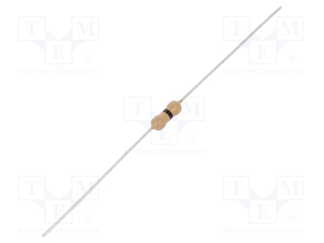 Resistor: carbon film; THT; 0Ω; 500mW; Ø2.3x6mm; axial