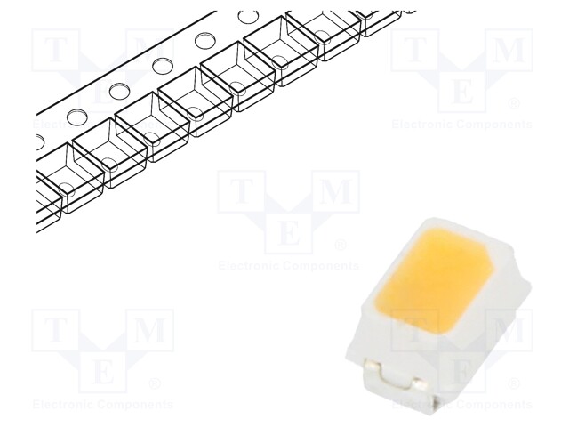 LED; SMD; Mini PLCC2,2014; white warm; 4÷8lm; 2780-3110K; 90; 120°