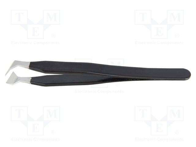 Tweezers; Blade tip shape: for cutting; Tweezers len: 125mm; ESD