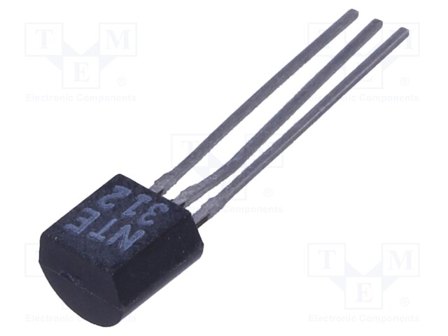 Transistor: N-JFET; unipolar; 30V; 15mA; 360mW; TO92; Igt: 50mA