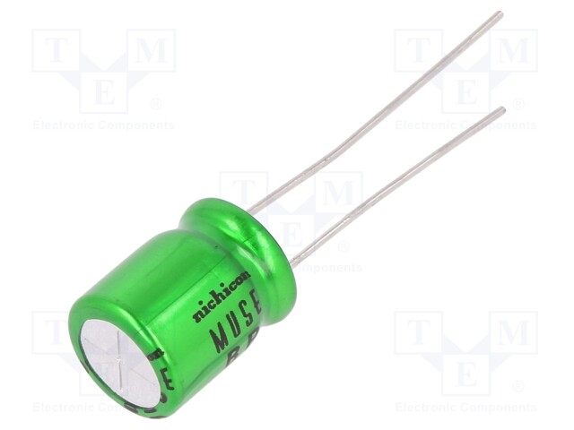 Capacitor: electrolytic; bipolar; THT; 100uF; 16V; Ø10x12.5mm; ±20%