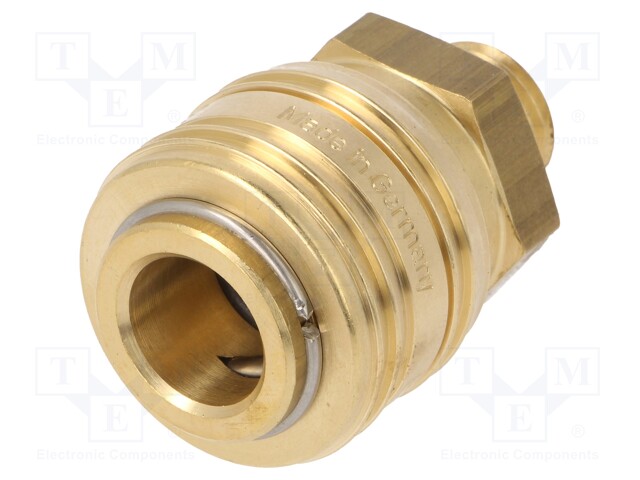 Quick connection coupling; NW7,2 quick connector; 0÷35bar