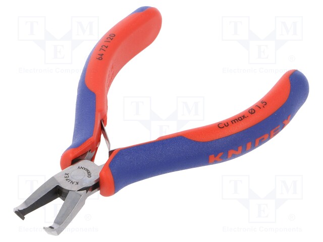 Pliers; end,cutting; two-component handle grips