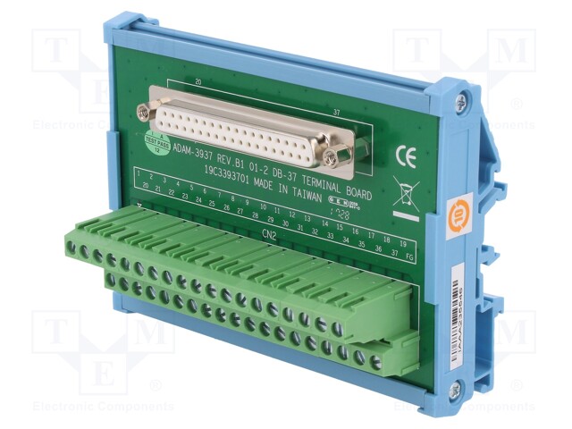 Industrial module: terminal block; Mounting: DIN; terminals: 38