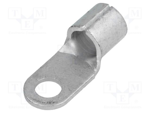 Ring terminal; M6; 25mm2; crimped; for cable; non-insulated; 6.4mm