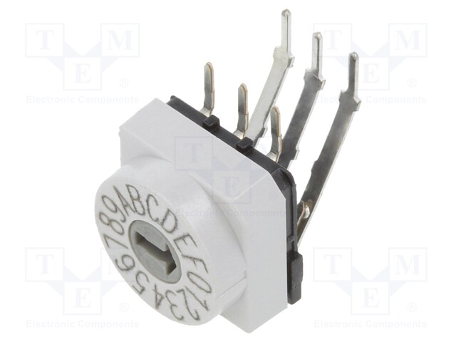 Switch: rotary; Pos: 16; 1uA/20mVDC; -20÷70°C; Mounting: THT