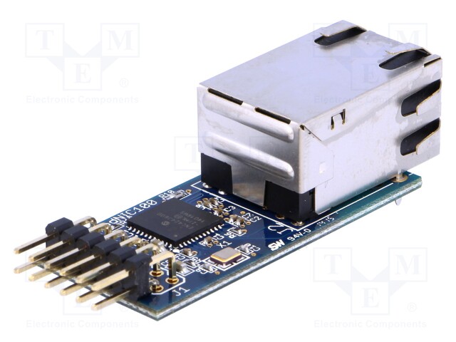 Pmod module; Ethernet controller; Ethernet,SPI; ENC424J600