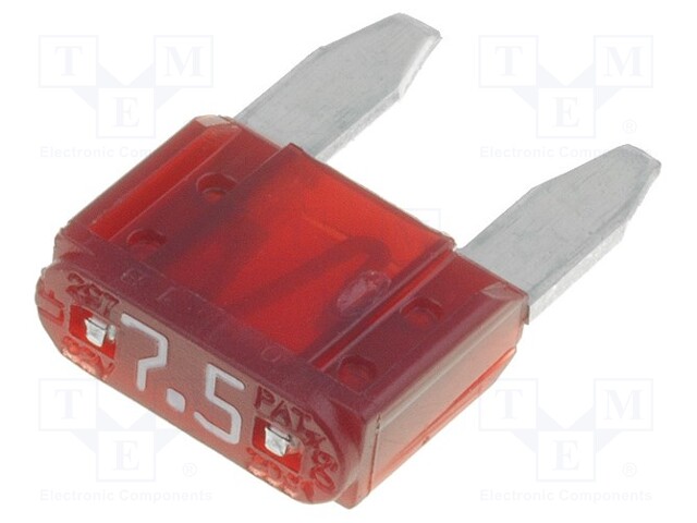 Fuse: fuse; 7.5A; 32V; automotive; 10,9mm; MINI