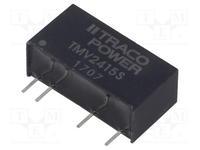 Converter: DC/DC; 1W; Uin: 21.6÷26.4V; Uout: 15VDC; Iout: 65mA; SIP7