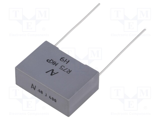 Capacitor: polypropylene; 680nF; 22.5mm; ±5%; 26.5x10x18.5mm