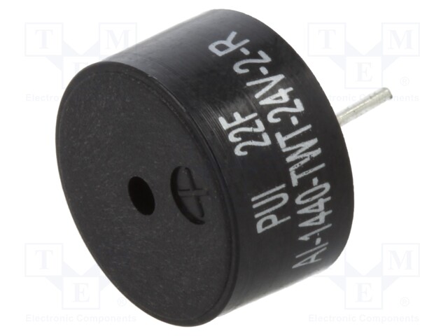 Sound transducer: electromagnetic alarm; 18mA; -30÷75°C; H: 7.5mm