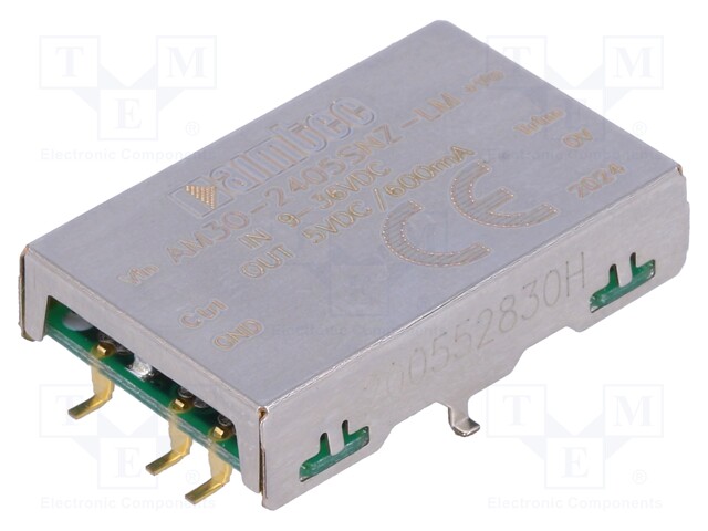 Converter: DC/DC; 3W; Uin: 9÷36V; 5VDC; Iout: 600mA; SMD; 3.5g