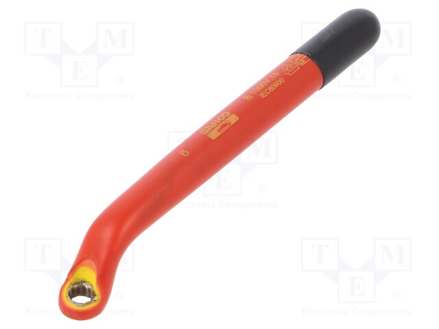 Key; insulated,box; 6mm; IEC 60900,VDE; tool steel; 1kV; 140mm