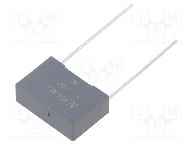 Capacitor: polypropylene; 0.1uF; ESR: 11.14mΩ; THT; ±5%; -55÷110°C